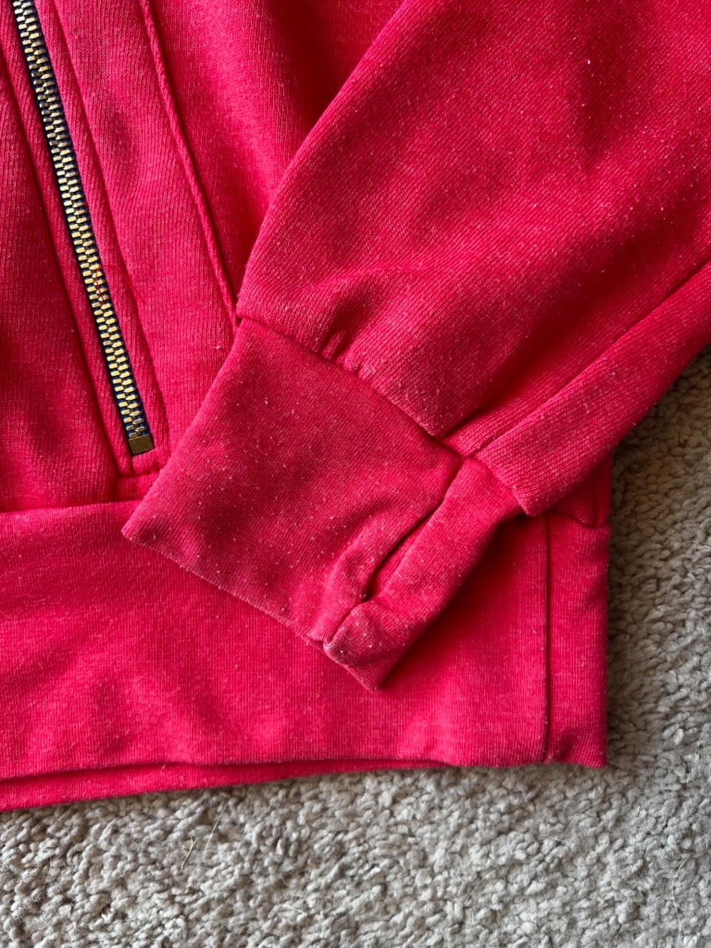 Aviator Nation Ninja Hoodie XS Red | Classic Funnel Neck Sweatshirt - Picture 11 of 16